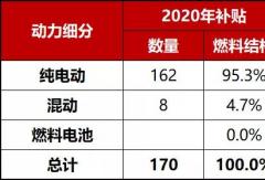2020年第11批新能源汽車推廣應(yīng)用推薦車型統(tǒng)計(jì)